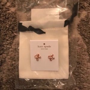 NWT Kate Spade Rose Gold Studs